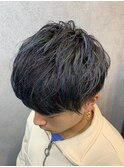 外ハネボブ/アッシュブラウン/ネオウルフ/デザインカラー