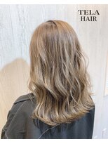 テーラヘアー 南行徳店(TELA HAIR) 波巻きウェーブMIXスパイラル×シルバーアッシュ♪【南行徳】