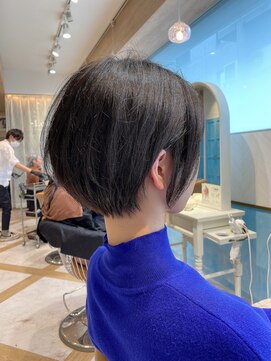 ロンド ストラーダ 心斎橋(Lond strada) ショート×ハイライト白髪ぼかし×シルキーベージュ[心斎橋]