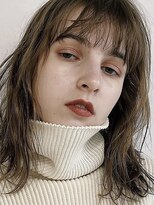 レミ(lemi est) グレーベージュ/アンニュイヘア/透けバング