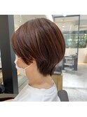 ショート×オレンジ