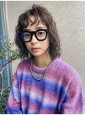 トレンドナチュラルミディアムボブパーマ