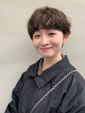 ヘアー アイス ルーチェ(HAIR ICI LUCE) ショート パーマ ショートパーマ ゆるふわ 担当今枝