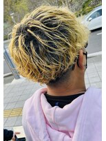 エミタス 宮街道(Emitas.) 束間メンズカット×波打ちウェーブパーマ