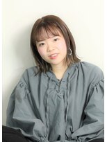 クリーム(Cream)&nbsp;イヤリングカラー×ワンレンボブ