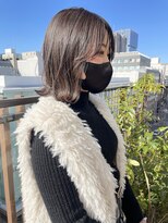 ジーナ 福岡天神(Zina)&nbsp;ボブ×ハイライト グレージュ