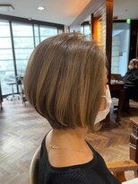 アンソリット ボーテ(INSOLITE BEAUTE)&nbsp;[大人女性サロン/広尾]前下がりショートボブ