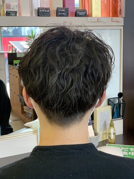 フレンズ 環状通東店(friend's) マッシュ　ツーブロック　波巻き　6