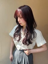 フェイバー(FAVOR) 【赤坂店 SANA】レイヤーたっぷりカシスピンクカラースタイル♪