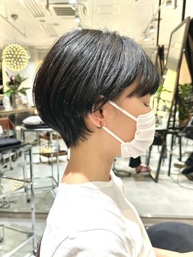 ラボー ノースプラザ店(LA'BO) 【LA'BO三浦】黒髪コンパクトショート