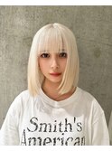 ブロンド/ボブ