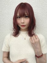 リアイス(Re:ICE) チェリーピンクミディアムウルフ