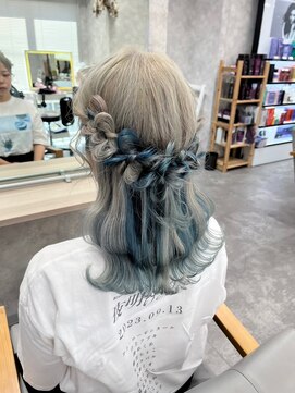 ワンズ ナゴヤ ヴィラ 名古屋栄(ONE's NAGOYA VILA) シアーカラー/カール/セミディ/姫カット[名古屋栄駅]