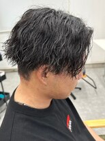フゥ 宇都宮(FeU) 波巻きパーマメンズパーマメンズヘアツーブロックツイストパーマ