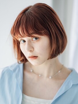 ミルコ 東川口店(milco) 【ショートボブスタイル】ストレートワンカール丸みボブ