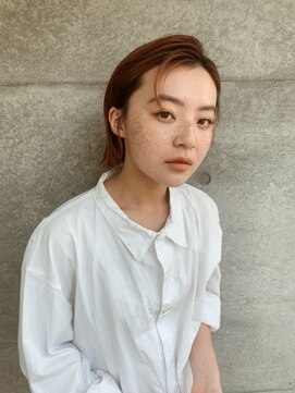 スクレ(s:;cre) 【ブリーチなしオレンジブラウン】