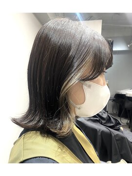 エトラ 渋谷店(etora) くびれ巻きインナーカラー/ベージュ