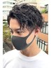 【2・3回目限定】メンズカット＋ツイストスパイラルor波巻きパーマ ￥11000