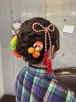 ヴィザヴィ 板橋店(vis a vis) 【ヴィザヴィ板橋】成人式シニヨンスタイル