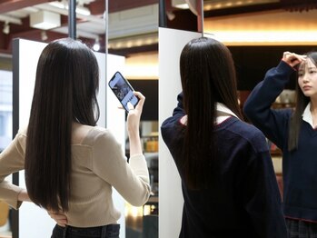 アナンダ(ananda)の写真/お客様の髪質や髪の状態を見極めた施術で、理想の艶感を実現します◎地髪のような自然に仕上がりに─