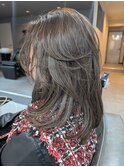 透明感カラー×レイヤースタイル