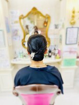 美容室 ティンカーベル&nbsp;きれいめシニヨンヘア
