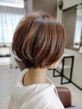 リルシェアサロン(RiRe share salon) ［長岡］小顔丸みショートボブ