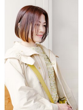ルーシー ヘアデザインワークス(Lucy Hair Design Works) サロンワーク×インナーカラーボブ