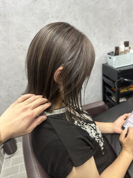 アヤメ 巣鴨店(ayame) (ayame巣鴨)白髪ぼかしハイライト_セミロング_tokio_巣鴨9