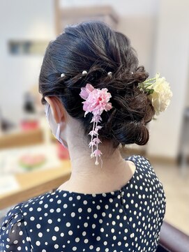 ユウヘアー 石川橋店(U Hair) ヘアセット 結婚式お呼ばれヘア