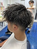 ブルーオンピンク(BLUEonPINK) 縦落ちツイストスパイラル