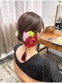 シニヨンヘア