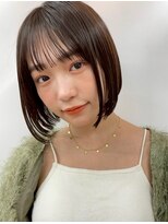 サンドパールス 仙台店(sand PALCE)&nbsp;髪質改善/大人ガーリー/似合わせカット/ショートボブ前髪/仙台