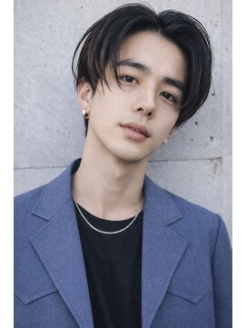 ベル 新宿(Belle) セットを簡単に/センターパート/シャドウパーマ/フェザーパーマ