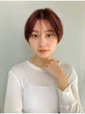 着物ヘア/大人ガーリー/ダークアッシュ/似合わせカット/表参道