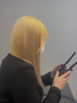 アグ ヘアー ドルチェ 静岡青葉通り店(Agu hair dolce) 「ケアブリーチ×ミルキーブロンド」