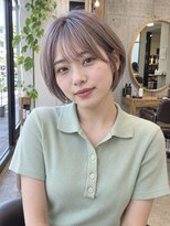 ラナ(LaNA)&nbsp;柔らかな丸みと透け前髪のショートボブ