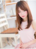 斜めバングの♪小顔シルキーストレート♪ｃ