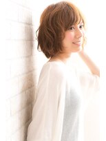 ソア 武蔵小杉(SOAR) モードな3Dカラーのミニマムボブノットヘアonジグザグバング