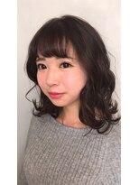 ラトリエ ブロカント 立川北口店(L'atelier BROCANTE)&nbsp;ふわミディ ボルドー 大人かわいい セミディカール