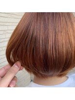 オル(Olu)&nbsp;【MASAYA】オレンジブラウン×マッシュボブ