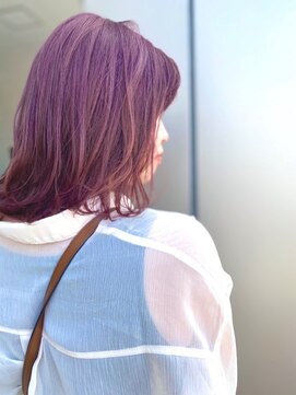 ノチ(Noci) 【志治幸佳】10代20代に人気♪ピンクアッシュボブ