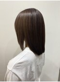 ラベンダーベージュ×ミネコラトリートメント