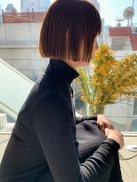 ヌード(nude)&nbsp;nude仲井【ミニボブ】【ブリーチなし】【ブラウンベージュ】