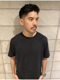 サマーカットテーパーフェードカットくせ毛パーマ