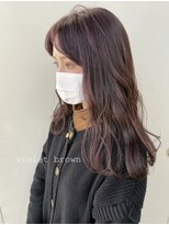 ジーナ 梅田茶屋町(Zina)&nbsp;【Zina 梅田茶屋町】＊大人かわいい＊ヴァイオレットブラウン