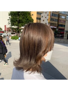 アンククロス 表参道(ANKH CROSS) くすみベージュ×ウルフ