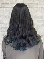 マーシュアトレ(marshu atre)&nbsp;【marshu atre 辰己Style】インナーカラー×ディープグリーン