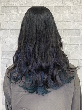 マーシュアトレ(marshu atre) 【marshu atre 辰己Style】インナーカラー×ディープグリーン