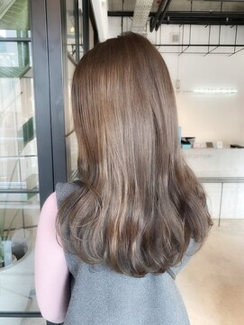 ラヴィズム 長岡店(LUVISM) 10代20代30代ミルクティーベージュダブルカラーケアブリーチ